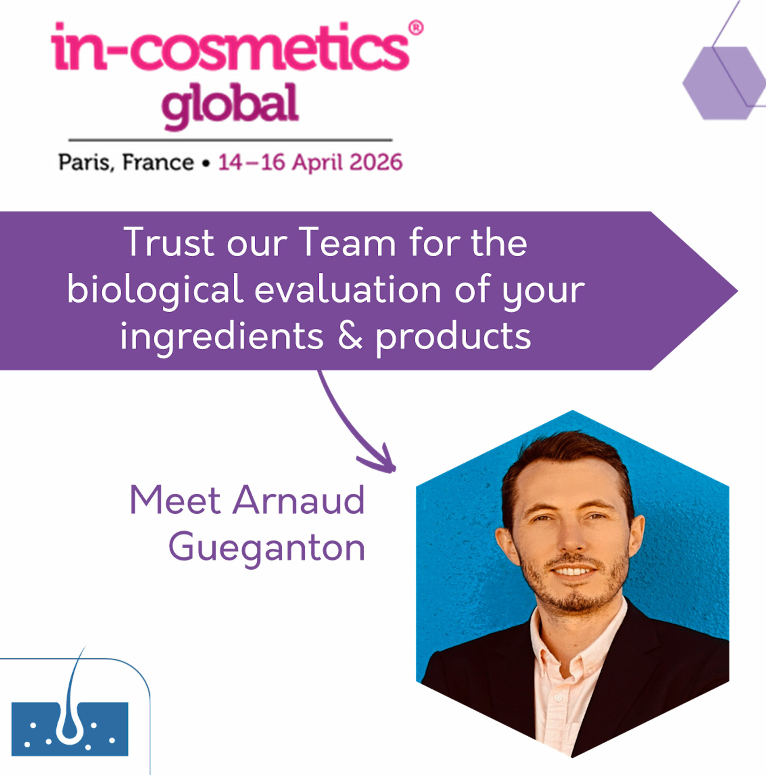 Meet our Team at inCosmetics in Paris