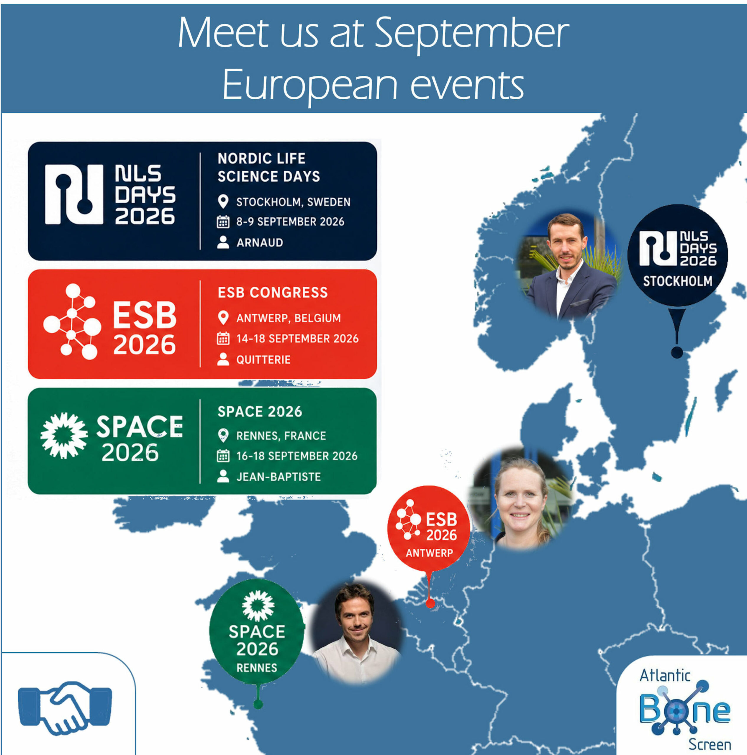 Meet us in September at European Events